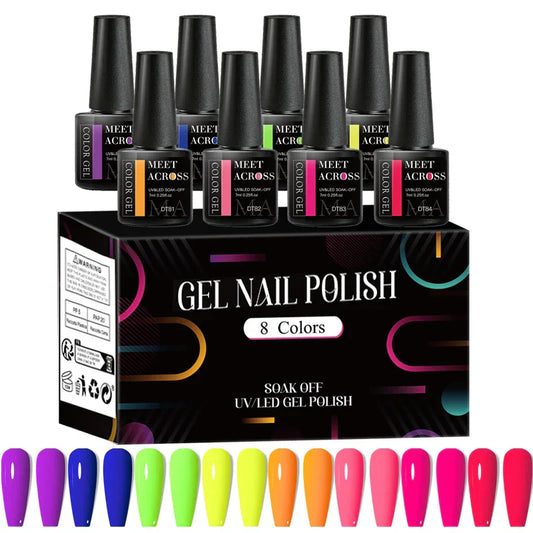 Fluorescent Summer Gel Set