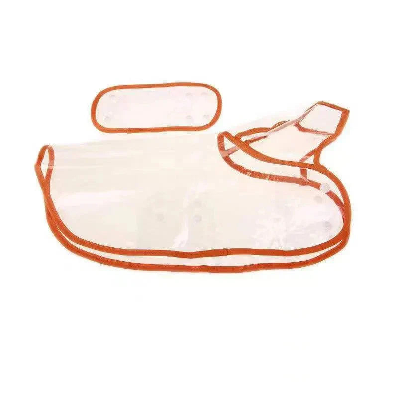 Transparent Waterproof Dog Raincoat