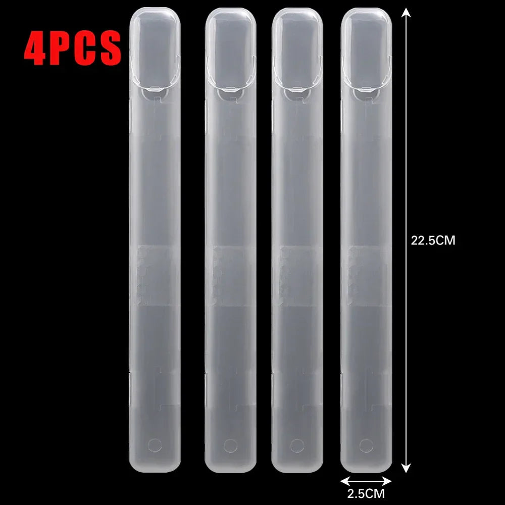Portable Transparent Brush Storage Set