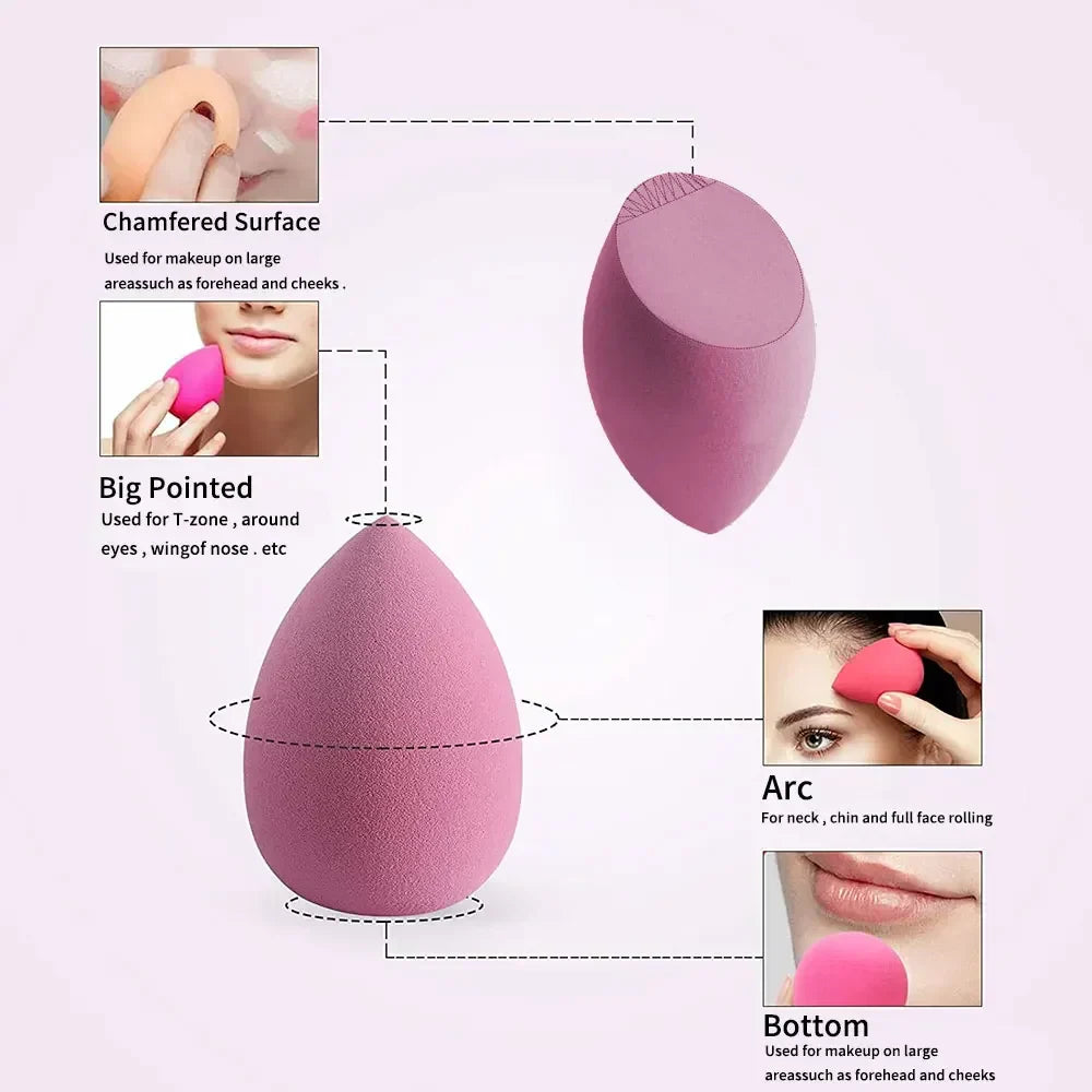 4/8PCS Makeup Sponge Blender Set