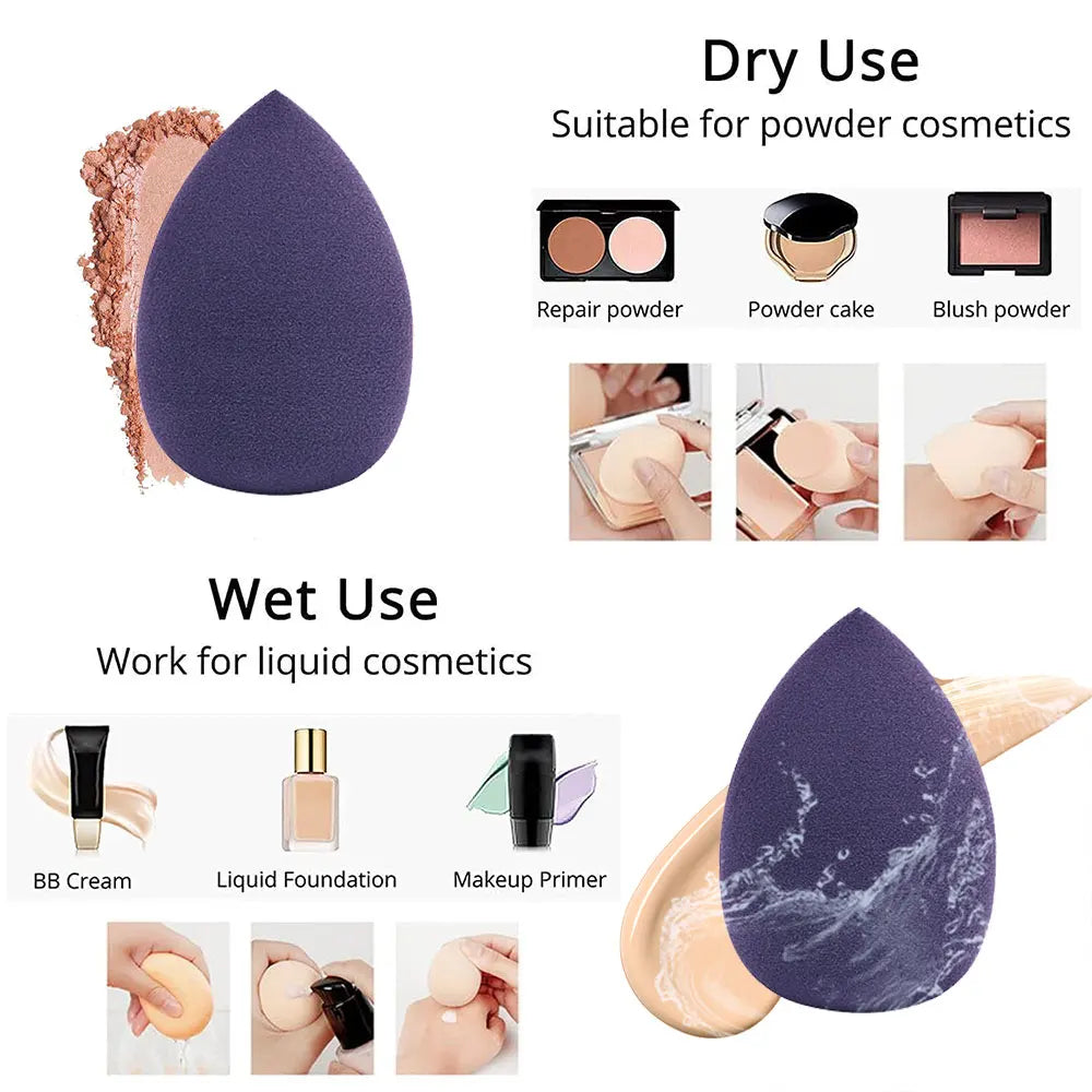 4/8PCS Makeup Sponge Blender Set