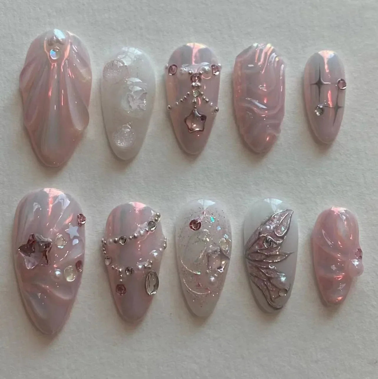 24Pcs Sweet Press-On Nail Set
