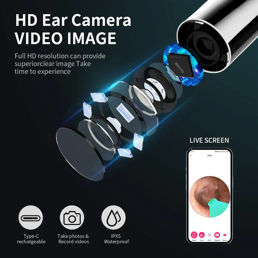 Earwax Remover Cleaning Tool with Mini Camera