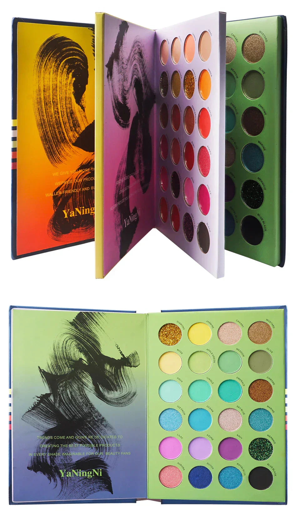 72/60-Color Matte Glitter Eyeshadow Palette