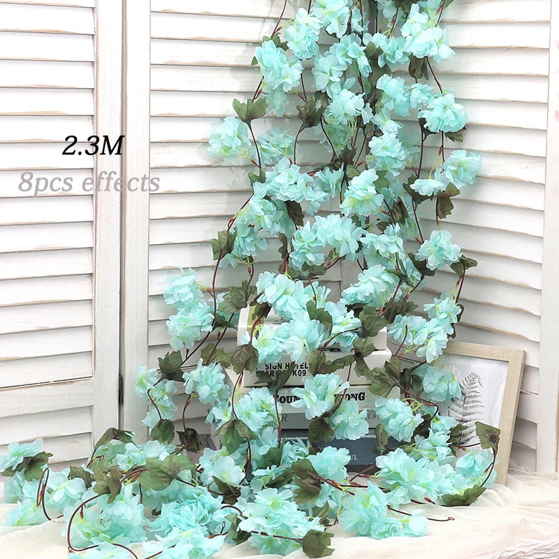 Kahaul Silk Cherry Blossom Vine