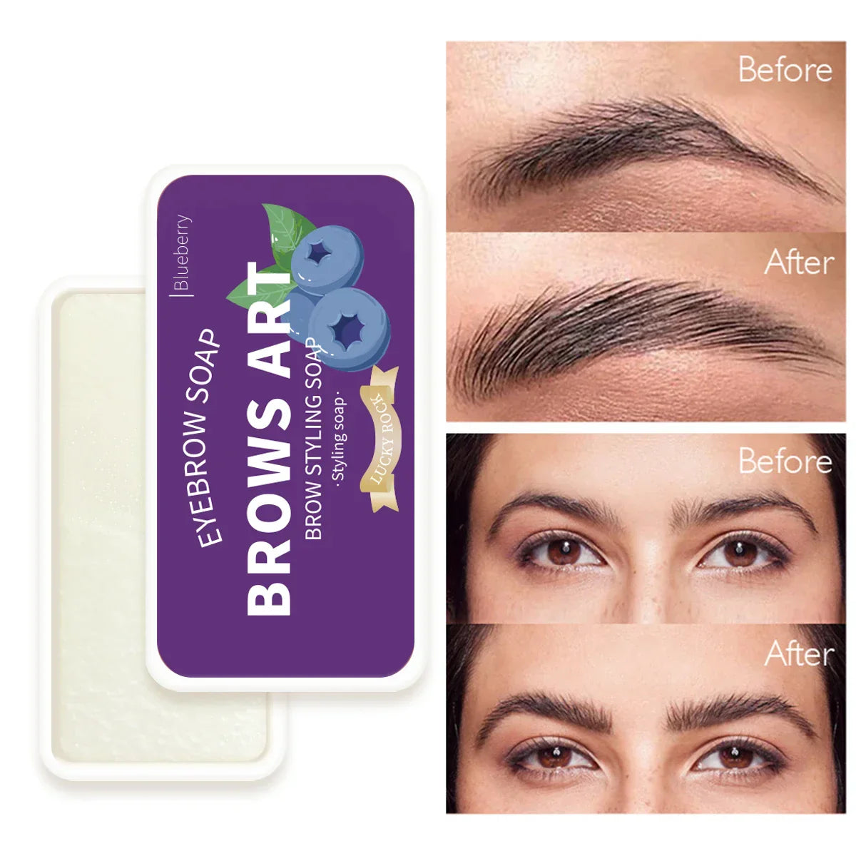4-Color Waterproof Eyebrow Styling Wax