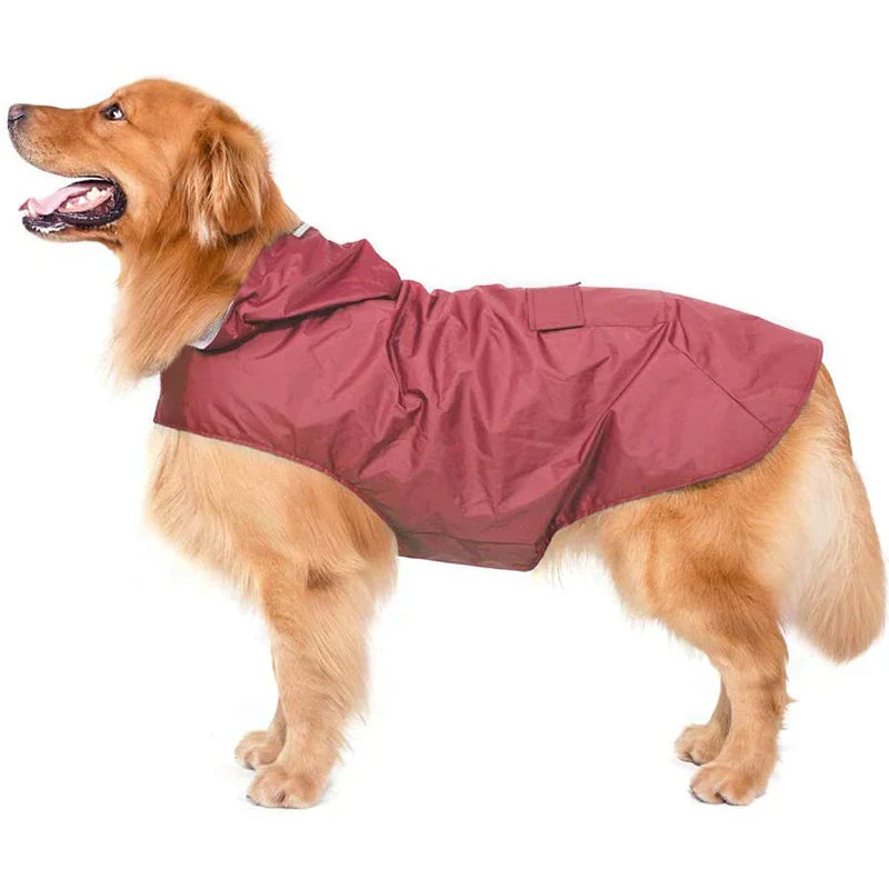 Waterproof Reflective Dog Raincoat