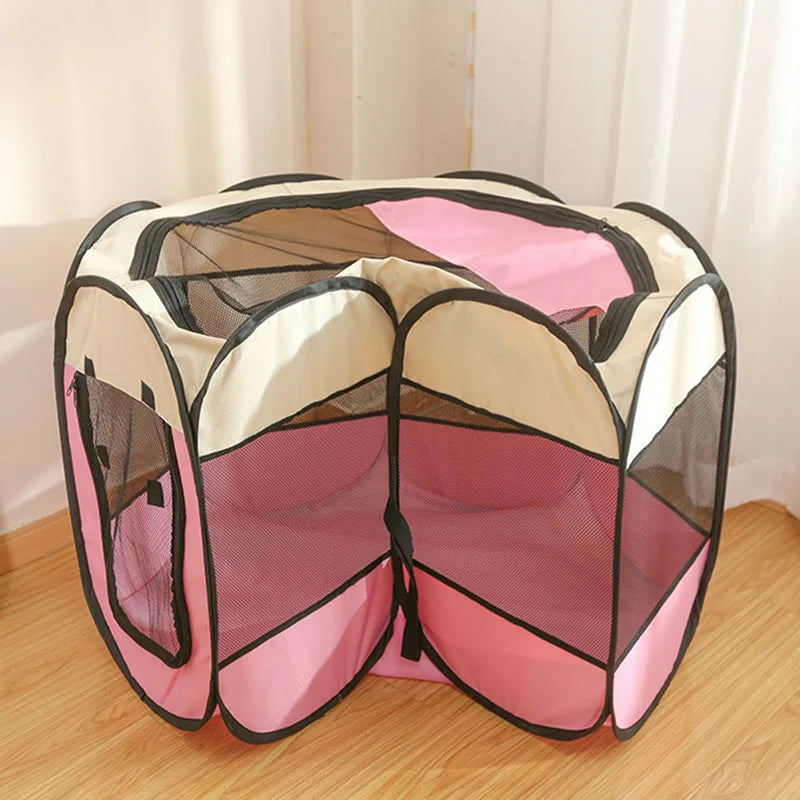Pet Cage  Foldable Octagonal