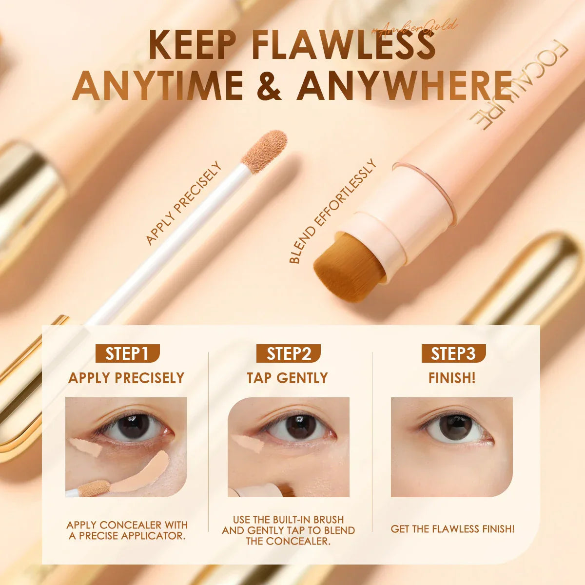 FOCALLURE Matte Full Coverage Concealer