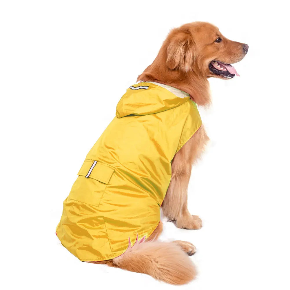 Waterproof Reflective Dog Raincoat
