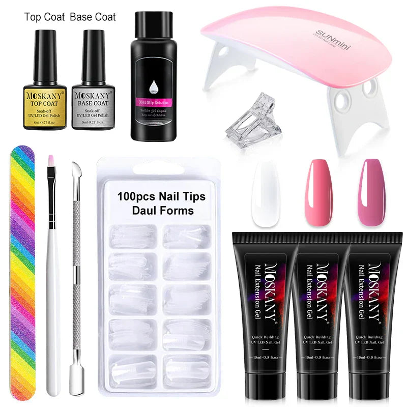 Poly Nail Gel Set Kit
