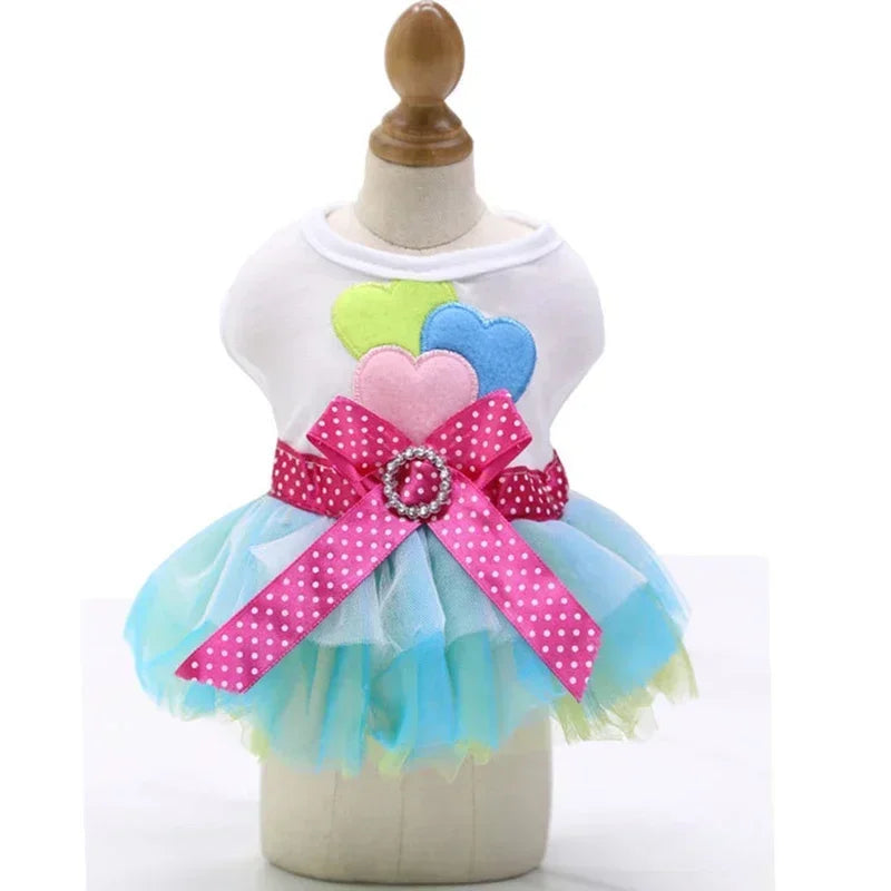 Summer Lace Dog Princess Dress