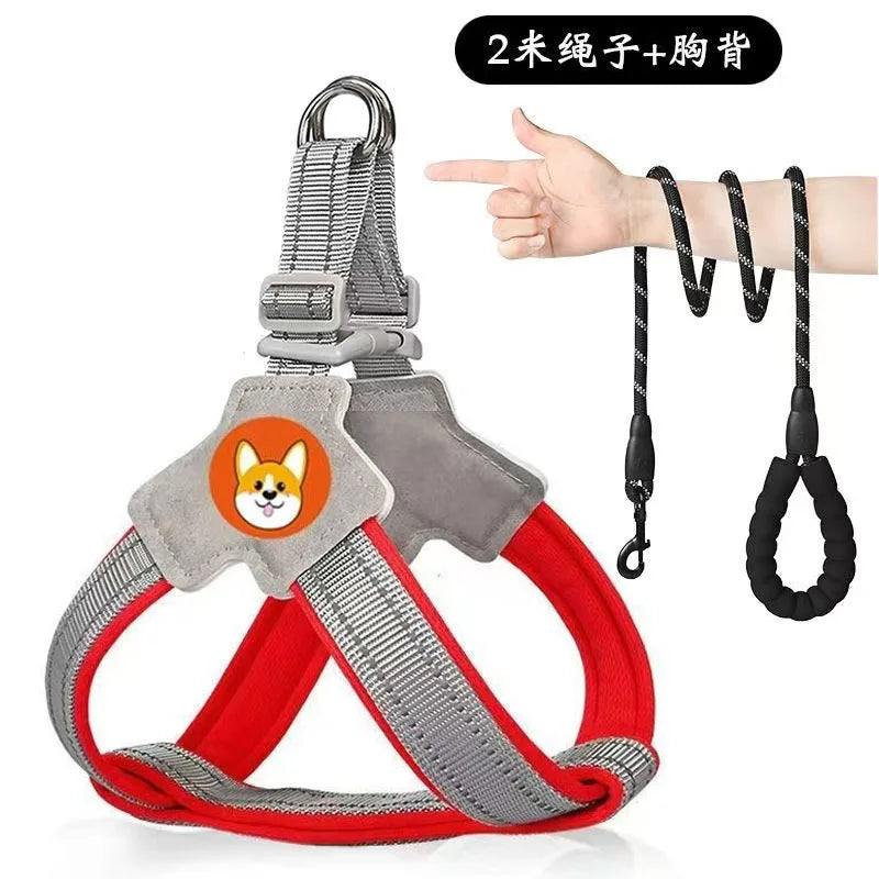 OUWO Reflective Breathable Dog Harness