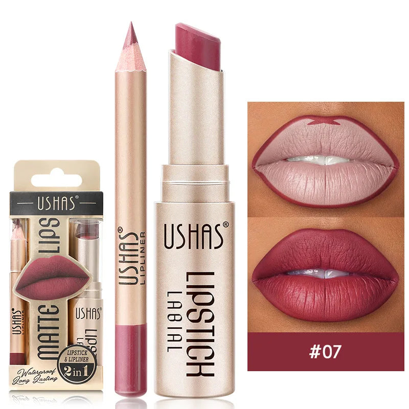 USHAS 12-Color Lip Liner Set