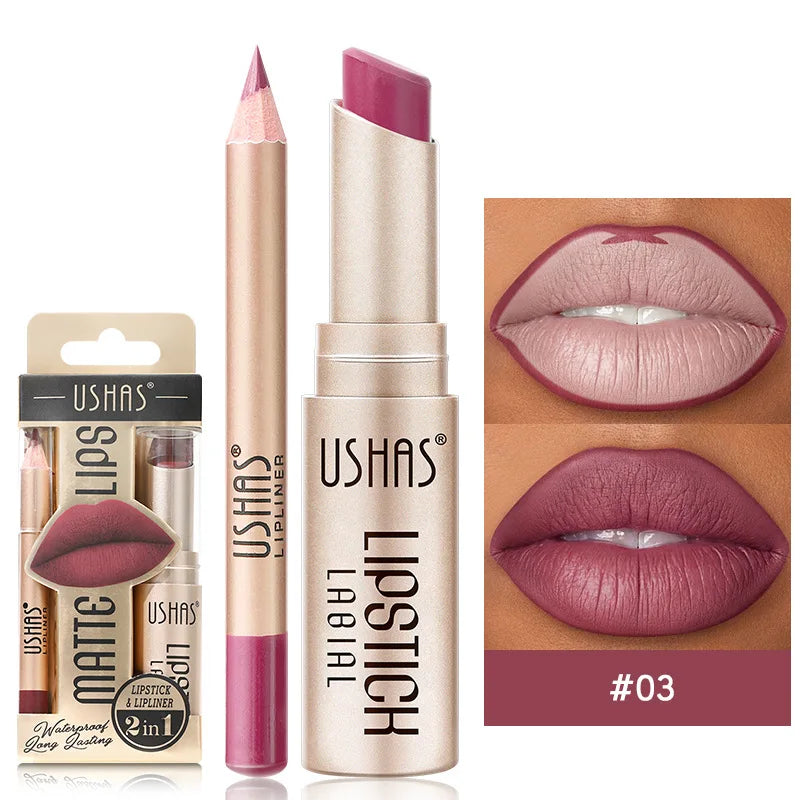 USHAS 12-Color Lip Liner Set