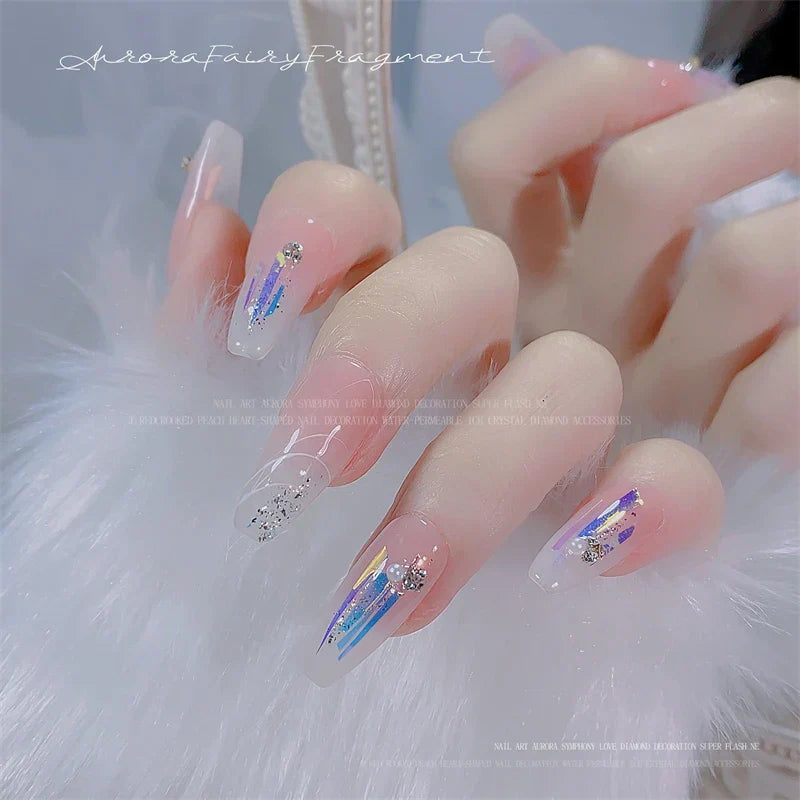 Aurora Cellophane Nail Art Stickers