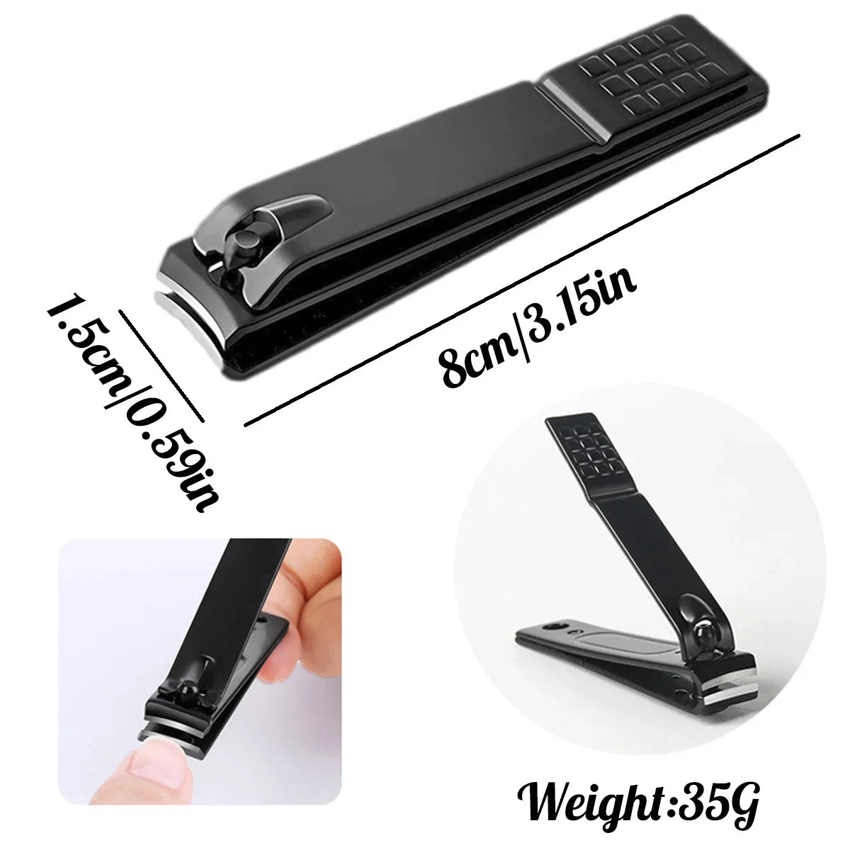 4Pcs Stainless Steel Nail Clipper Set