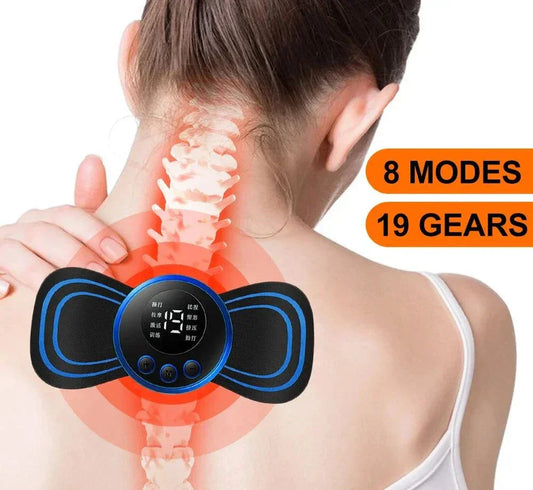 Mini EMS Neck Massager & Back Pain Relief Patch