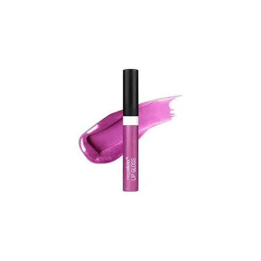 wet n wild MegaSlicks Lip Gloss, Ultra-Glossy, Vitamin-E Enriched, Ultra-Gloss High Shine Moisturizing, Cruelty-Free & Vegan - Berried Treasure(Carded)