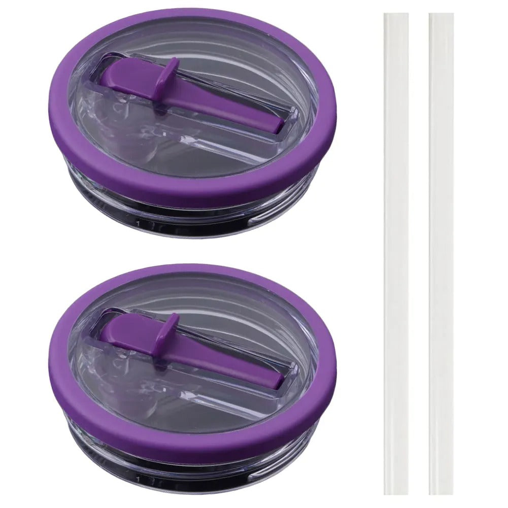 Purple Tumbler Stanley Flip Lid Set