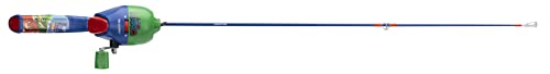 Kid Casters: PJ Masks Youth Fishing Pole | Spincast Reel & Practice Casting Plug | Small & Easy to Use (Pre-spooled with a 6-Pound Fishing line), 29.5 Inches Long