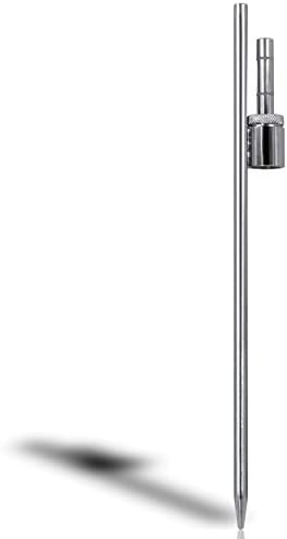 Anley 19.5-inch Ground Stake - Stainless Steel Spike with Sleeve Bearing - Fits Flutter Banner Flag Poles with a 0.65" Inner Diameter - Feather Flagpole and Flag not Included, Stake Only