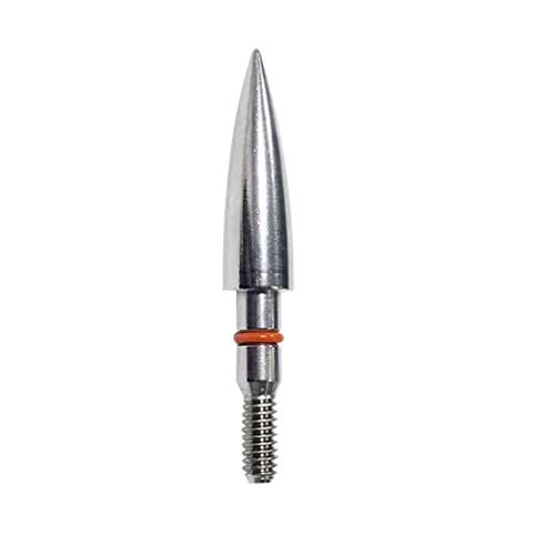 Field Points arrowheads 125 Grains Archery Field Points, 5/16 Stainless Steel Screw in Archery Field Tips and Broadheads (1 Dozen A Grain 2.9x2.3x0.6