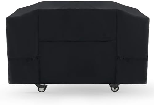 NettyPro Griddle Cover for Blackstone 28 inch Griddle Waterproof UV Resistant 2 Burner Flat Top Gas Grill Cover for Blackstone 28" Griddle Cooking Station Camping, Black