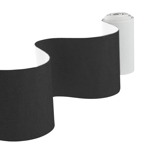 Lusofie Canvas Repair Tape, Waterproof Canvas Repair Self-Adhesive Patch Tent Repair Tape Canvas Repair Kit for Repairing Sofas Clothes Tents Boat Covers Umbrellas Patios Backpacks(Black)