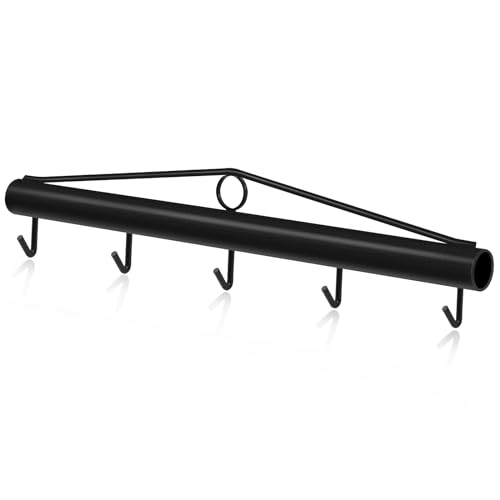 Gtongoko Chain Link Fabric Fence Stretcher, 5-Hook Bar, New Upgraded 31.5 Inch Woven Wire Stretcher, Fence Stretcher Tool,Steel, Black