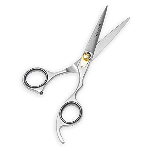 Ontaki Hair Cutting Scissors 6.5" - Japanese Steel Shears for Beard & Mustache - Hand-Forged Tool for Barbers, Men & Women - Sharp Hair Shears