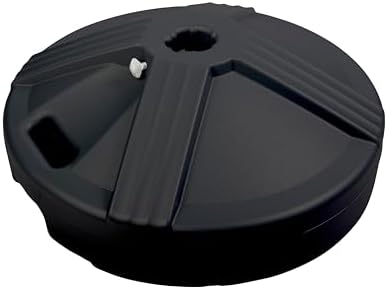 US Weight Durable Fillable Umbrella Base for Patio Table - 50 Pound Capacity Heavy Duty Adjustable Stand for Outdoor Umbrellas - Made in The USA