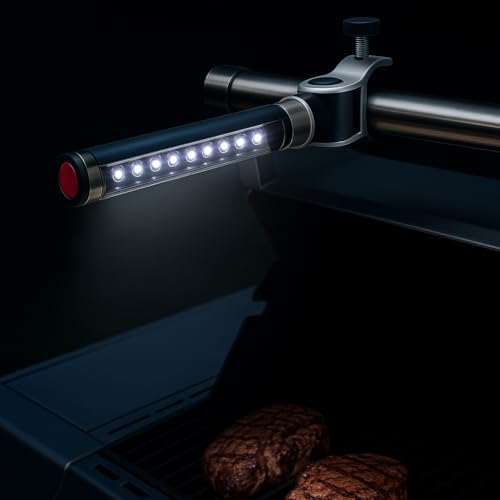BBQ Grill Light Designed for Blackstone Griddle & Weber Grill - Smoker Grilling Accessories, Perfect Gifts for Men, LED Light bar Dad Birthday Gift - Mens Birthday Gift Ideas Work Light
