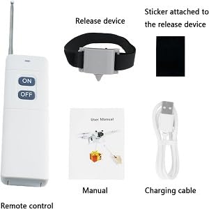 Universal Drone Airdrop System, Release Device, Payload Clip, Airdropper, Fish Bait Delivery Device , Drone Accessories, Compatible with DJI Mavic Mini 4 Pro, Mini 3, Mini 2, Air 2, Air 2S, Air 3, Mavic 3, Mavic 2, Spark (Airdrop Device)