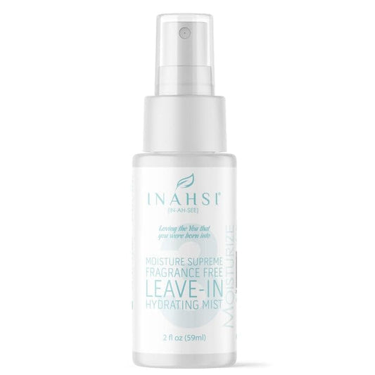 Inahsi Moisture Supreme Fragrance Free Hydrating Mist | Hair Moisturizer for Men, Women, or Kids with Curly Hair | Hair Products for Naturally Curly Hair 2 oz | Made in the USA