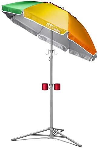 Wondershade Ultimate Portable Sun Shade Umbrella, Lightweight Adjustable Instant Sun Protection - Rainbow