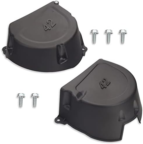 GY21084C GY21773 GY21084 GX22456 LH/RH Shield w/Screws Compatible with John D-eere 107S, D100, D105, D110, D120, D125, D130 Series Tractors