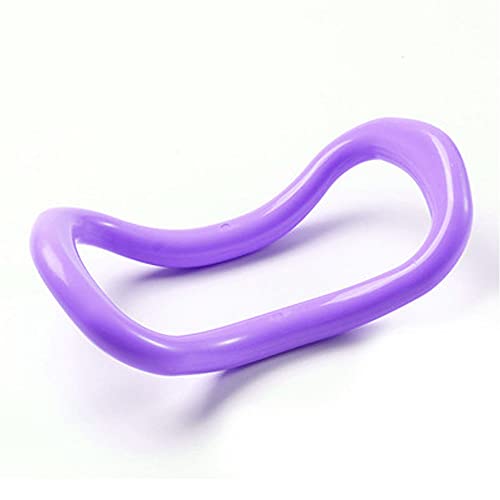 MINGYNS Yoga Ring for Leg Calves,Fitness Circle for Back Toning Thighs Abs and Legs,Training Ring for Yoga, Mobility, Pilates,Gymnastics Exercise Workout (Purple)