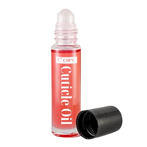 C CARE Pomegranate and Fig Roll-On Cuticle Oil | Natural Revitalizing Hydrating Nail Oil | Repaires Cuticles Overnight | Remedy For Damaged Skin And Thin Nails | Paraben Cruelty Free Formula | 10ml