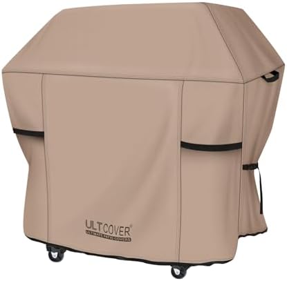 ULTCOVER Waterproof Grill Cover 58 inch, Heavy Duty BBQ Cover for 3-5 Burners Outdoor Gas Barbecue Grill
