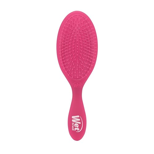 Wet Brush Original Detangler Hair Brush, Pink Frost - Ultra-Soft IntelliFlex Bristles - Detangling Brush Glides Through Tangles For All Hair Types (Wet Dry & Damaged Hair) - Women & Men