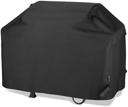 Unicook Outdoor Large Grill Cover 70 Inch, Heavy Duty Waterproof Gas Grill Cover for Outside, Fade Resistant Durable BBQ Protector, All Weather Protection for Backyard BBQs, Black