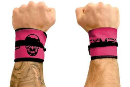 Strength Wrist Wraps For Cross Training, Olympic Lifting, Strength, WOD Workouts, Calisthenics - Strong Wrist Support For Men and Women - Fits All Wrist Sizes | Men And Women (Pink)