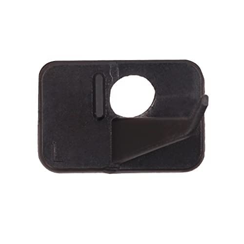 SOPOGER 6pcs Plastic Arrow Rest Black Recurve Bow Arrow Rest Adhesive Back Hunting Shooting Targeting Accessory for Right or Left Hand (Left Hand)