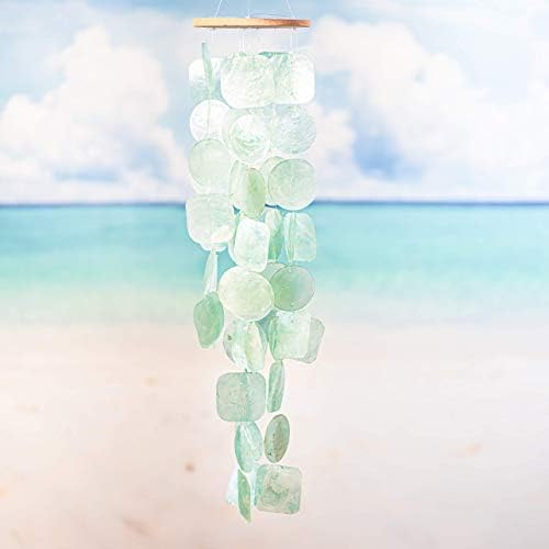 Solange & Frances Wind Chimes for Outside, Sea Glass Windchimes for Outside, Gifts for Mom, Ideal Gifts for Women who Have Everything, Outdoor Summer Decor