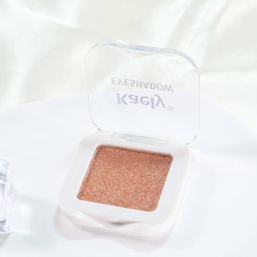 evpct Single Cream Eye Shadow Makeup Pallette Brightener, Orchid Shimmer Glitter Metallic Highly Pigmented Monochrome Mini Eyeshadow Palette, Waterproof, Blendable, sombras en crema para ojos, 26