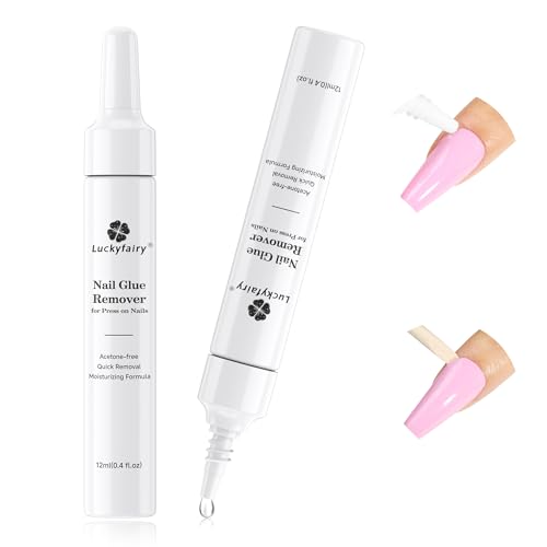 Luckyfairy Extra Short Almond Nail Tips, 240pcs Soft Gel Pre-Shaped Acrylic Fake Nails, Half Matte Full Cover Clear Gelly Press on Flase Nail Tips for Extension Nail Manicure Home DIY 12 Sizes