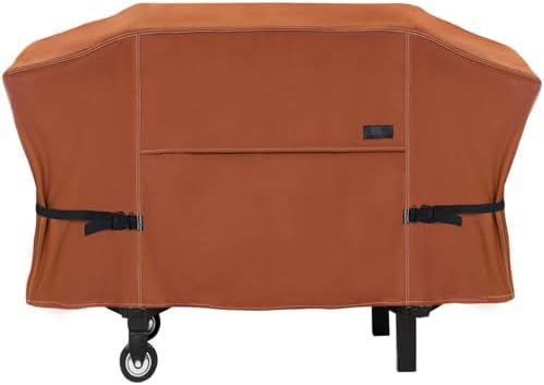 NettyPro Griddle Cover for Blackstone 36 inch Griddle Waterproof Heavy Duty 4 Burner Flat Top Gas Grill Cover for Blackstone 36" Griddle Cooking Station and Camp Chef FTG600, Brown