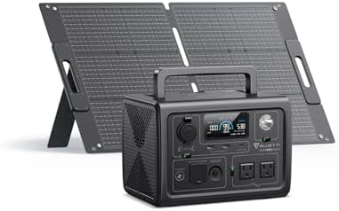 BLUETTI Solar Generator EB3A with 100W Solar Panel Included (Ships Separately), 268Wh Portable Power Station w/ 2 600W (1200W Surge) AC Outlets, LFP Backup for Outdoor Camping, Trip, Power Outage