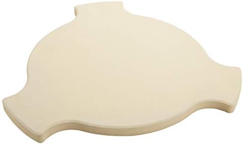 Unicook Smoking Stone for Akorn Kamado, Large Big Green Egg, Heavy Duty Cordierite Heat Deflector Stone 17 Inch, Charcoal Grill and Smoker Heat Diffuser Plate, Compare to Char-Griller 6201